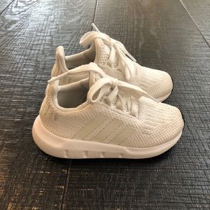Toddler Adidas size 6k white sneakers